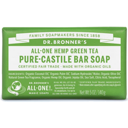 Photo of Dr Bronner's Pure-Castile Soap Bar - Green Tea