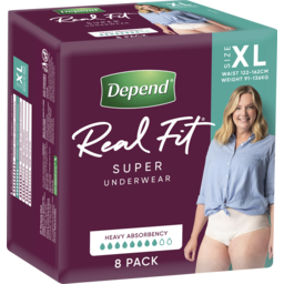 Photo of Depend Real Fit For Women Underwear Super Heavy Absorbency X-Large