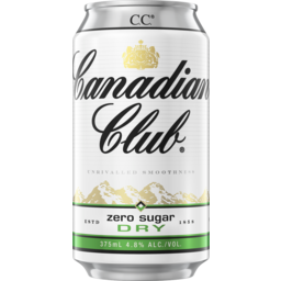 Photo of Canadian Club & Dry Zero Can