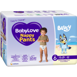 Photo of Babylove Nappy Pants Size 6 (15-25 Kg), 42 Pack