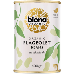 Photo of Beans Flageolet Organic 400gm Biona