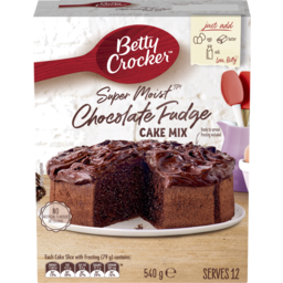 Photo of Betty Crocker Chocolate Fudge Cake Mi 540g