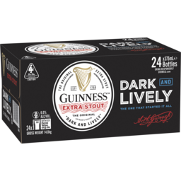 Photo of Guinness Extra Stout 24 X 375ml Bottles