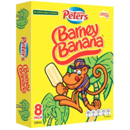 Photo of Peters Barney Banana Multi Pack 8pk