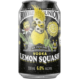 Photo of Brookvale Union Vodka Lemon Squash Can 330ml