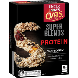 Photo of Uncle Tobys Oats Super Blends Breakfast Cereal Hiprotein Rye&Barley With Cranberry