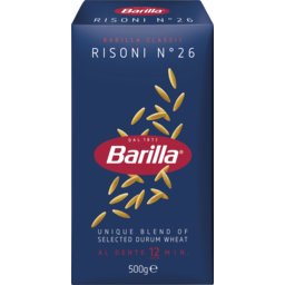 Photo of Barilla Pasta Risoni No 26 (500g)