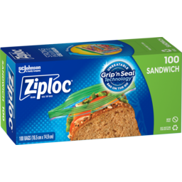 Photo of Ziploc Sandwich Bag 100's