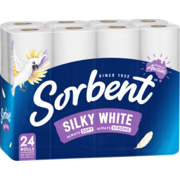 Photo of Sorbent White Toilet Tissue 24pk