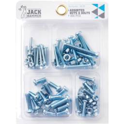 Photo of Jack Hammer Assorted Nuts & Bolts 100pk