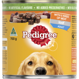 Photo of Pedigree Loaf With 5 Kinds Of Meat Adult Dog Food