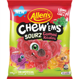 Photo of Allens Chew'ems Sourz Gummi Koalas 170gm