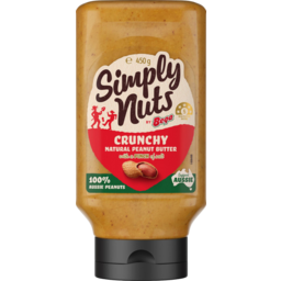 Photo of Bega Simply Nuts Crunchy Natural Peanut Butter Shake N Squeeze 450g