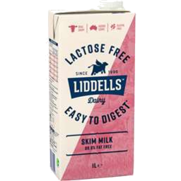 Photo of 1Lt Liddells Lactose Free Skim Milk