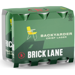 Photo of Brick Lane Backyarder Crisp Mid-Strength Lager Can