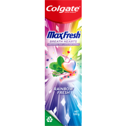 Photo of Colgate Max Fresh Rainbow Fresh With Mini Breath Hearts Toothpaste