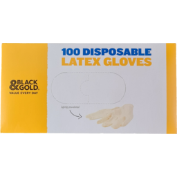 Photo of Black & Gold Glove Latex 100pk