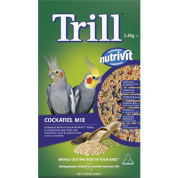 Photo of Trill Cockatiel Mix Bird Food 1.8kg