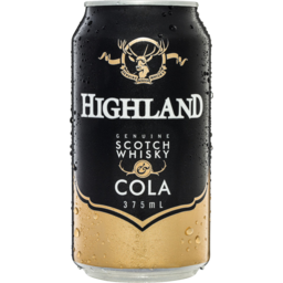 Photo of Highland Scotch Whisky & Cola 4.8% 375ml