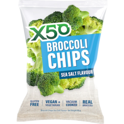 Photo of X50 Broccoli Chips Sea Salt Flavour 60g