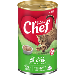 Photo of Chef Cat Food Can Chunky Chicken 690g