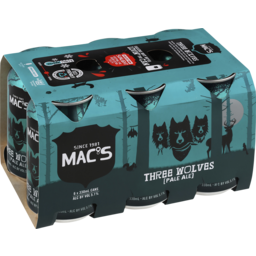 Photo of Mac's Three Wolves Pale Ale Cans