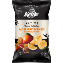 Photo of Kettle Chips Native Honey & Orange With Cracked Pepper 150g