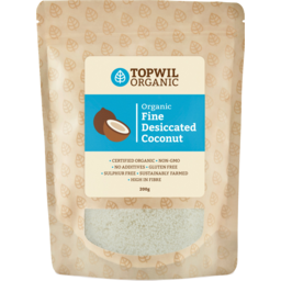 Photo of Topwil Organic Fine Desiccated Coconut 200g