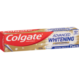 Photo of Colgate Advanced Whitening Tartar Control Toothpaste, , With Micro-Cleansing Crystals 200g