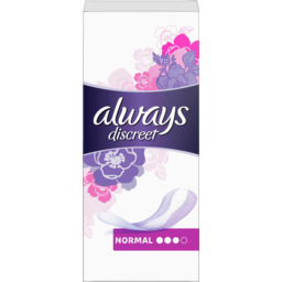 Photo of Always Discreet For Sensitive Bladder Normal Incontinence Liners 24 Pack