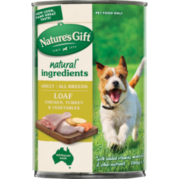 Photo of Natures Gift Loaf Chicken Turkey & Vegetables Dog Food