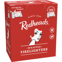 Photo of Redheads Wrapped Firelighters 20s