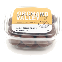 Photo of Orchard Valley Milk Choc Almonds 175g