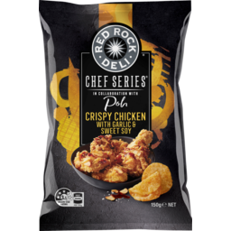 Photo of Red Rock Deli Chef Series Crispy Chicken With Garlic & Sweet Soy Chips 150g