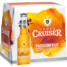 Photo of Cruiser 5% Passionfruit 12x275ml Bottles