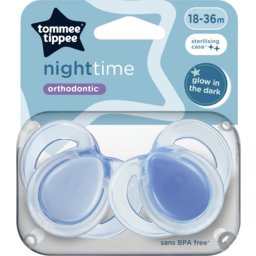 Photo of Tommee Timmee Closer to Nature Night Time Soothers 18-36 Months 2pk