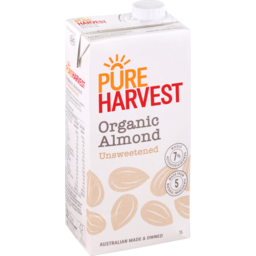 Photo of Pureharvest Organic Almond Milk 7% Unsweetened 1l