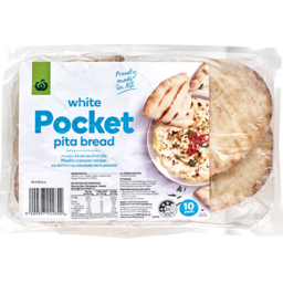 Photo of WW Pita Bread White Pockets 10 Pack