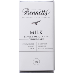 Photo of Bennetts Of Mangawhai Milk Chocolate Bar
