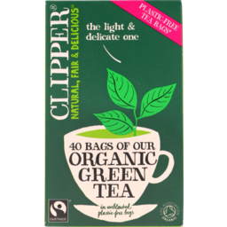Photo of Clipper Organic Tea Bags Green 40 Bags