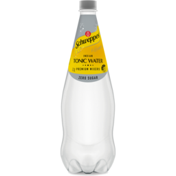 Photo of Schweppes Zero Sugar Indian Tonic Water Classic Mixers Bottle 1.1l