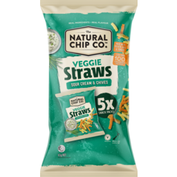 Photo of The Natural Chip Company Vege Straws Sour Cream 5 Pack