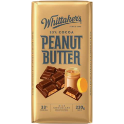 Photo of Whittaker's Peanut Butter Block 220gm