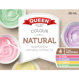 Photo of Queen Food Colouring Natural Rainbow Multi Pack