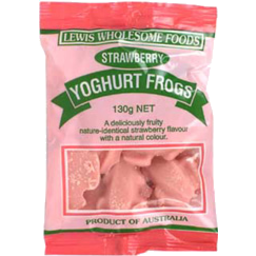 Photo of Lewis Strawberry Yoghurt Frogs 130g