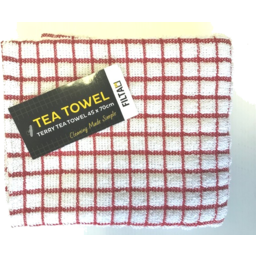 Photo of Filta Tea Towel Red Single