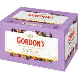 Photo of Gordons Passionfruit & Soda