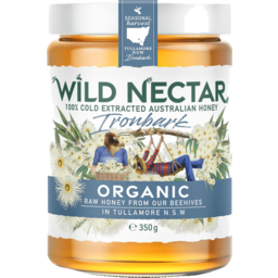 Photo of Wild Nectar Ironbark Organic Raw Australian Honey Jar
