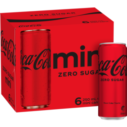 Photo of Coca Cola No Sugar 6x250ml Cans