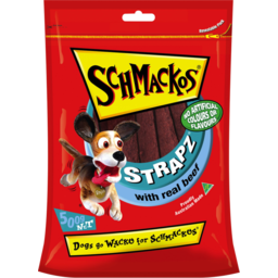 Photo of Schmackos Strapz Dog Treat Beef 500gm Bag
